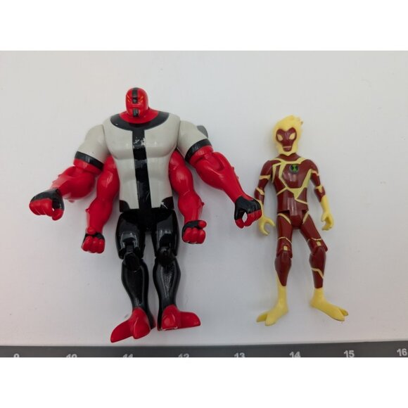 Cartoon Network Ben 10 Figure Heatblast Four Arms Lot CN - Picture 1 of 8